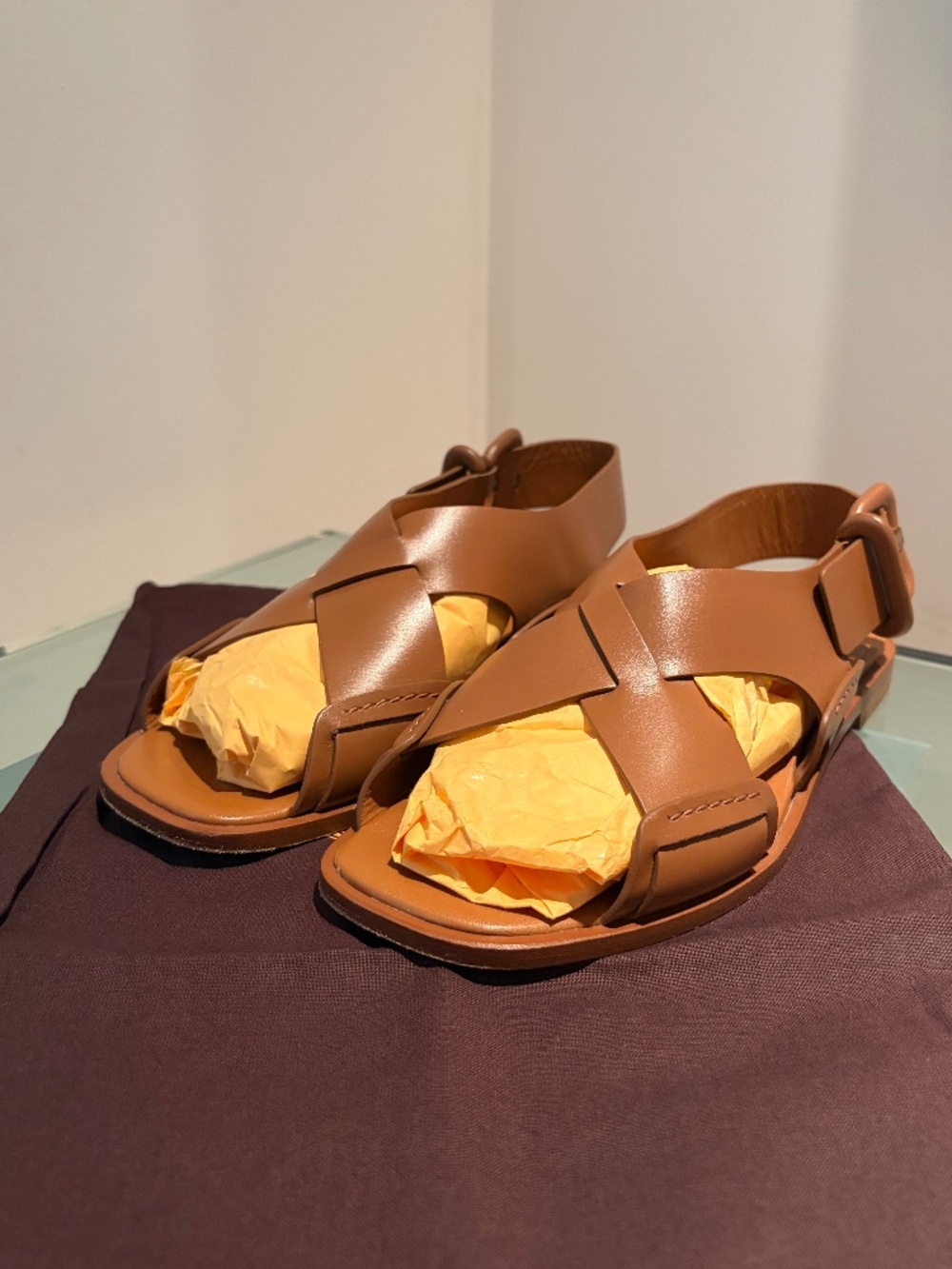 Tod's Brown Strappy Sandal